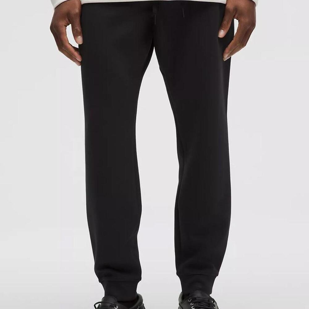 Mens black lululemon smooth spacer pants